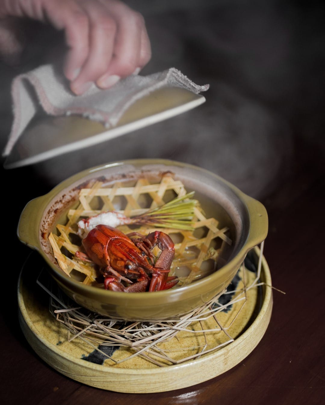 米酒蒸小龙虾