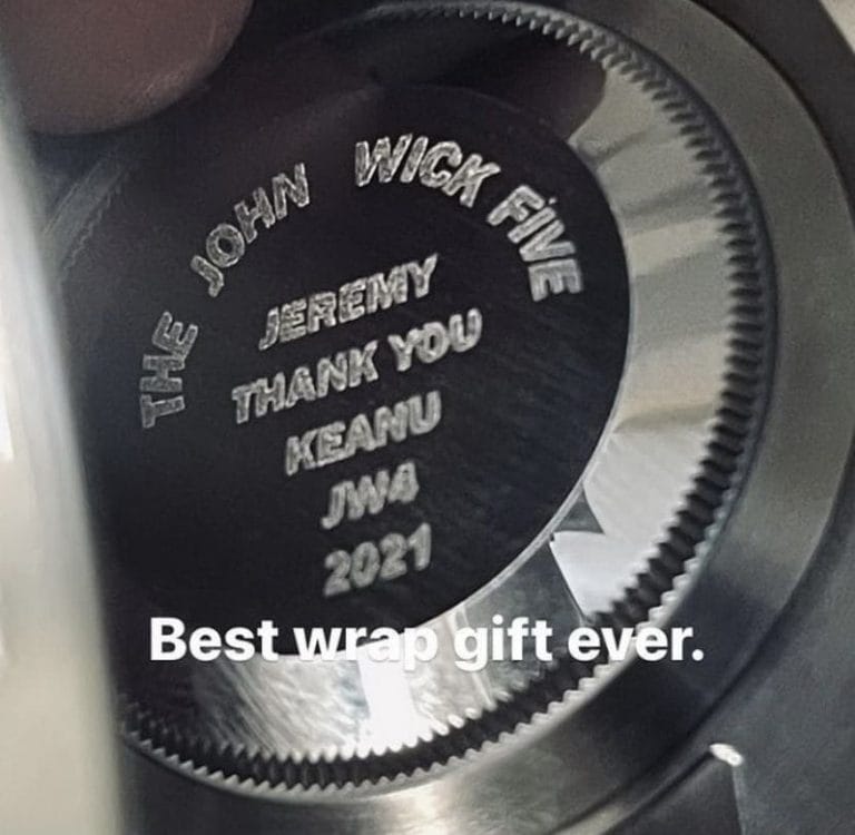 洛李维斯赠予电影团队的劳力士腕表。