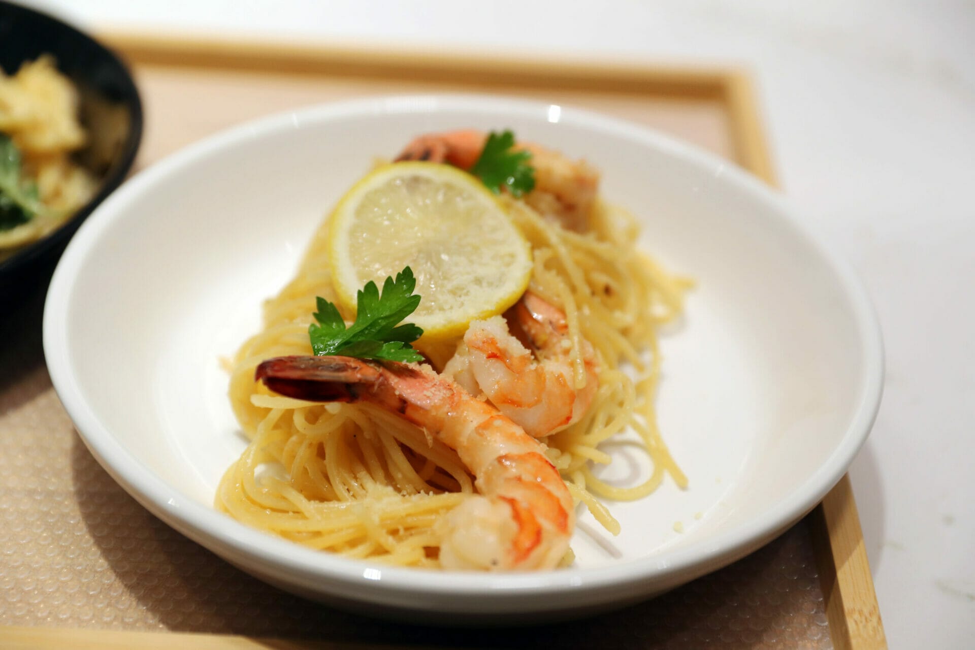 Tiger Prawns & Lemon Herb Spaghetti