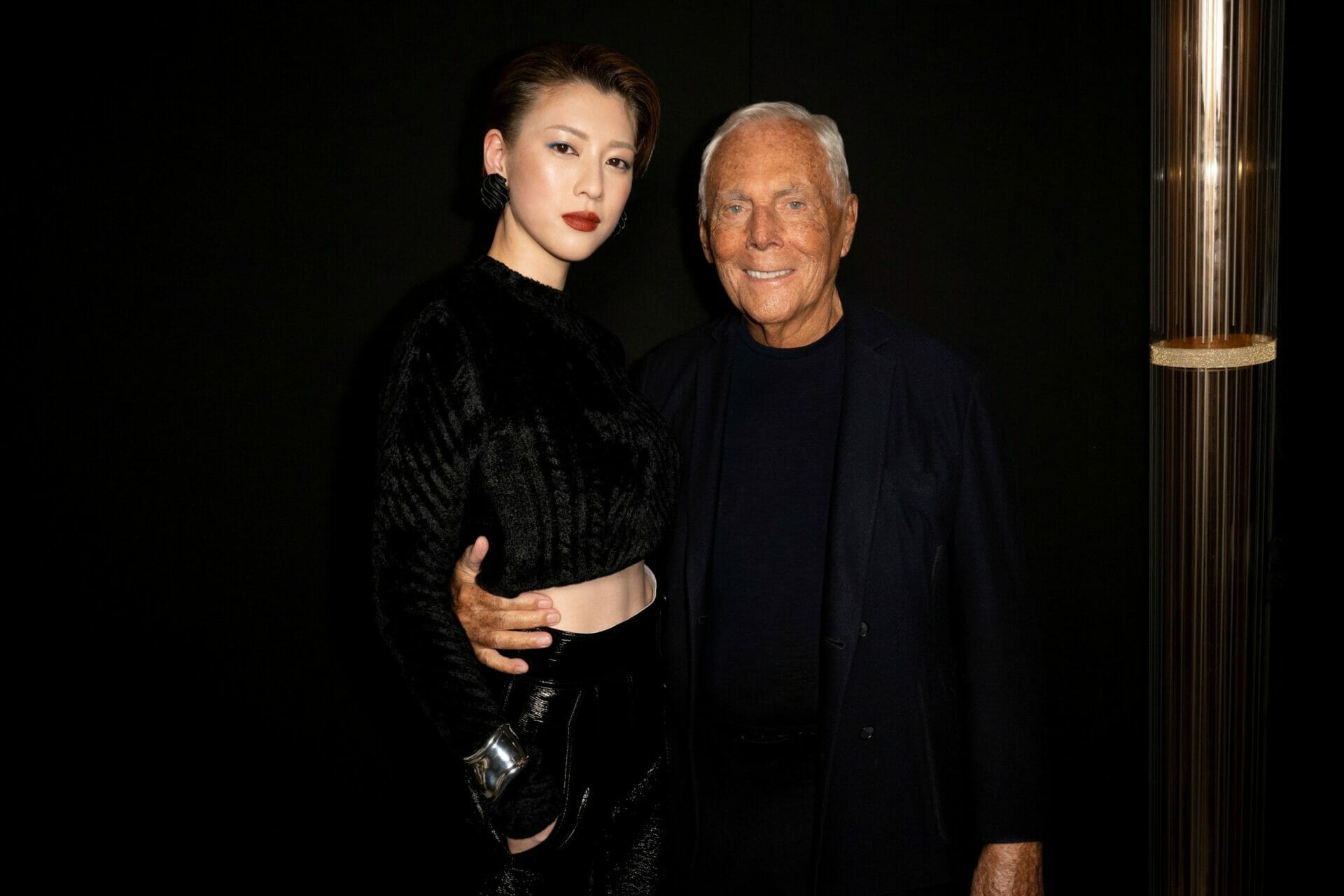 Ayaka Miyoshi and Giorgio Armani