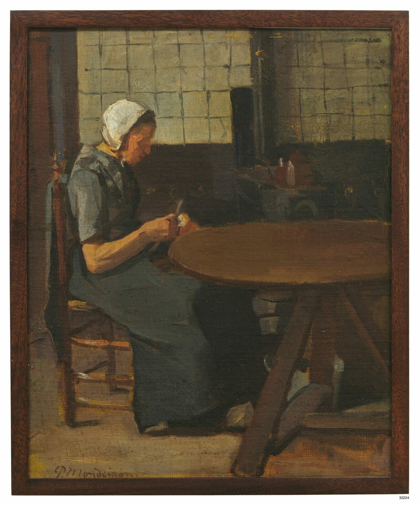 La Prairie x Foundation Beyeler – Piet Mondrian Frau mit Spindel, 1893–1896