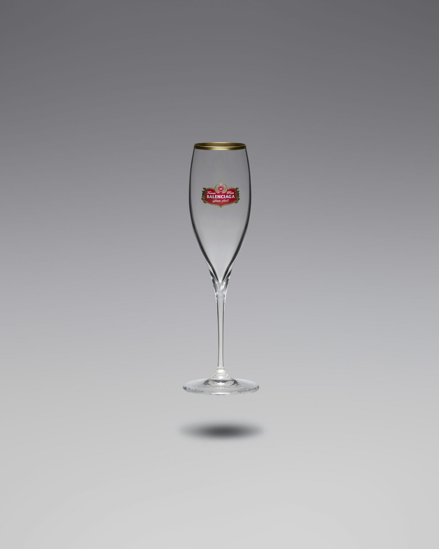 BALENCIAGA OBJECTS_CHAMPAGNE GLASSES GOLD NO LOGO