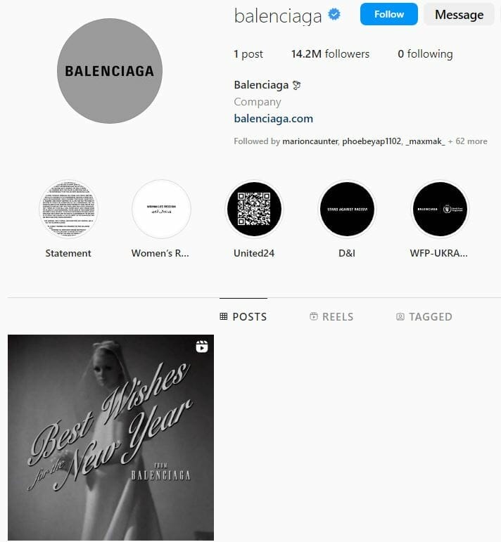 Balenciaga IG Balenciaga IG