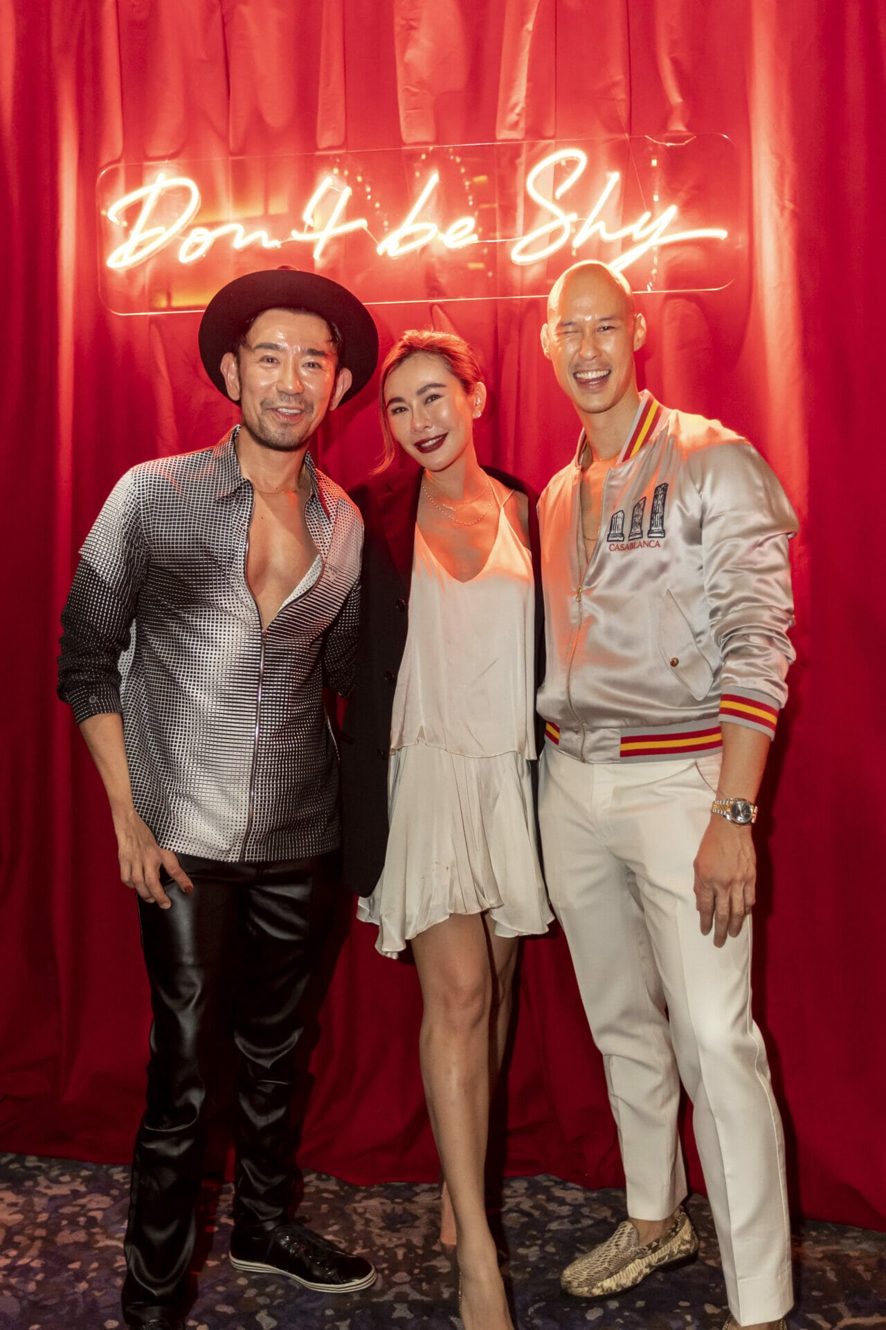 L-R Ken Lim, Datin Dian Lee, Hubert