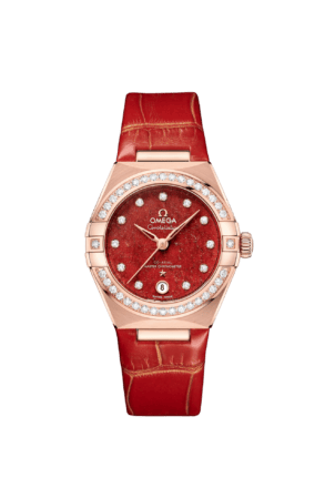 6 Red Colour Watch