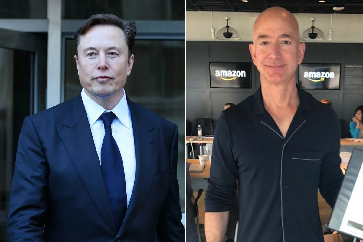 Elon Musk Jeff Bezos