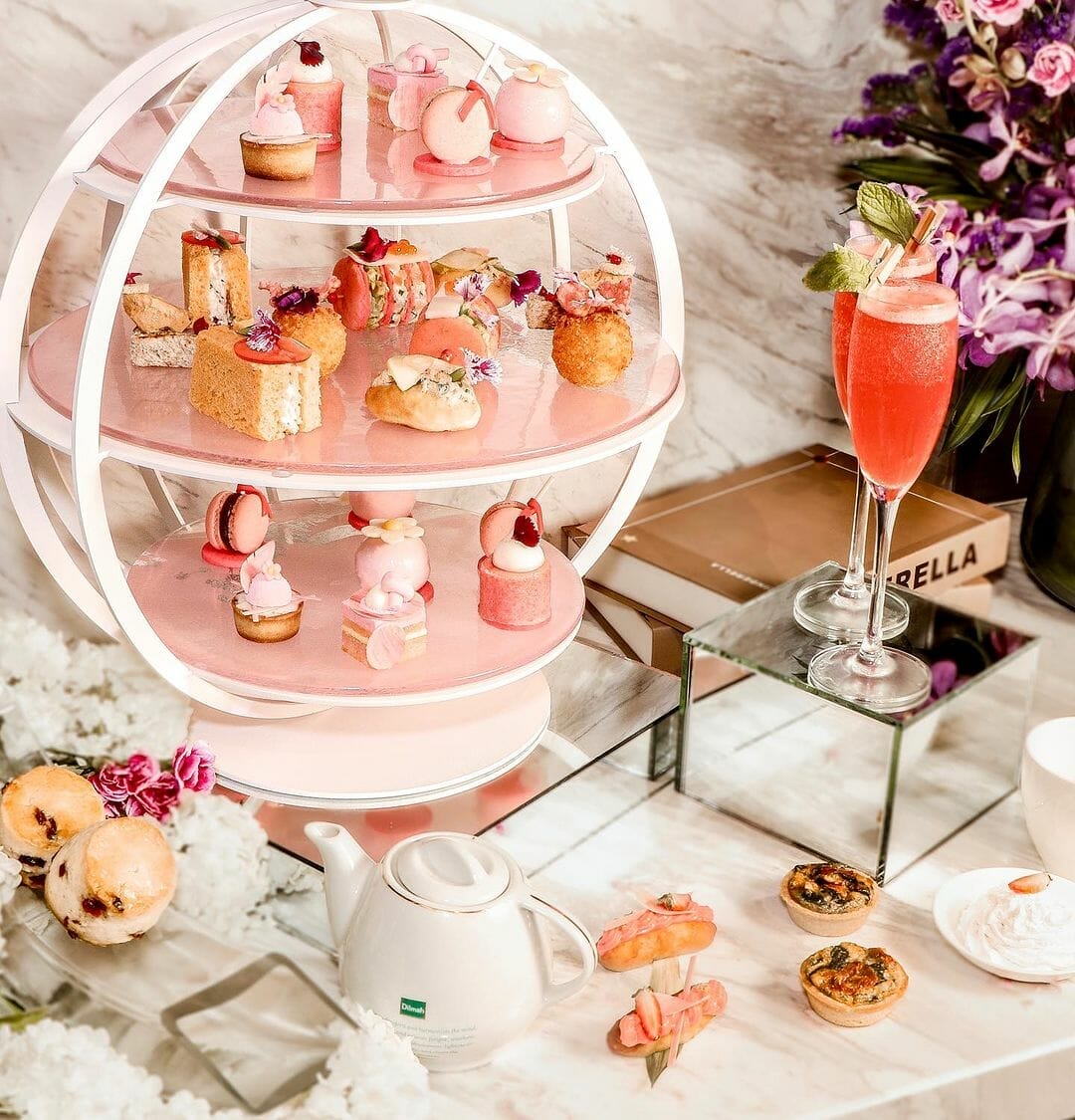 pinktober high tea
