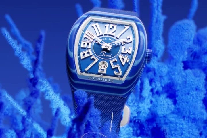 Franck Muller Vanguard Beach 系列与无忧假期的悠闲感完美结合