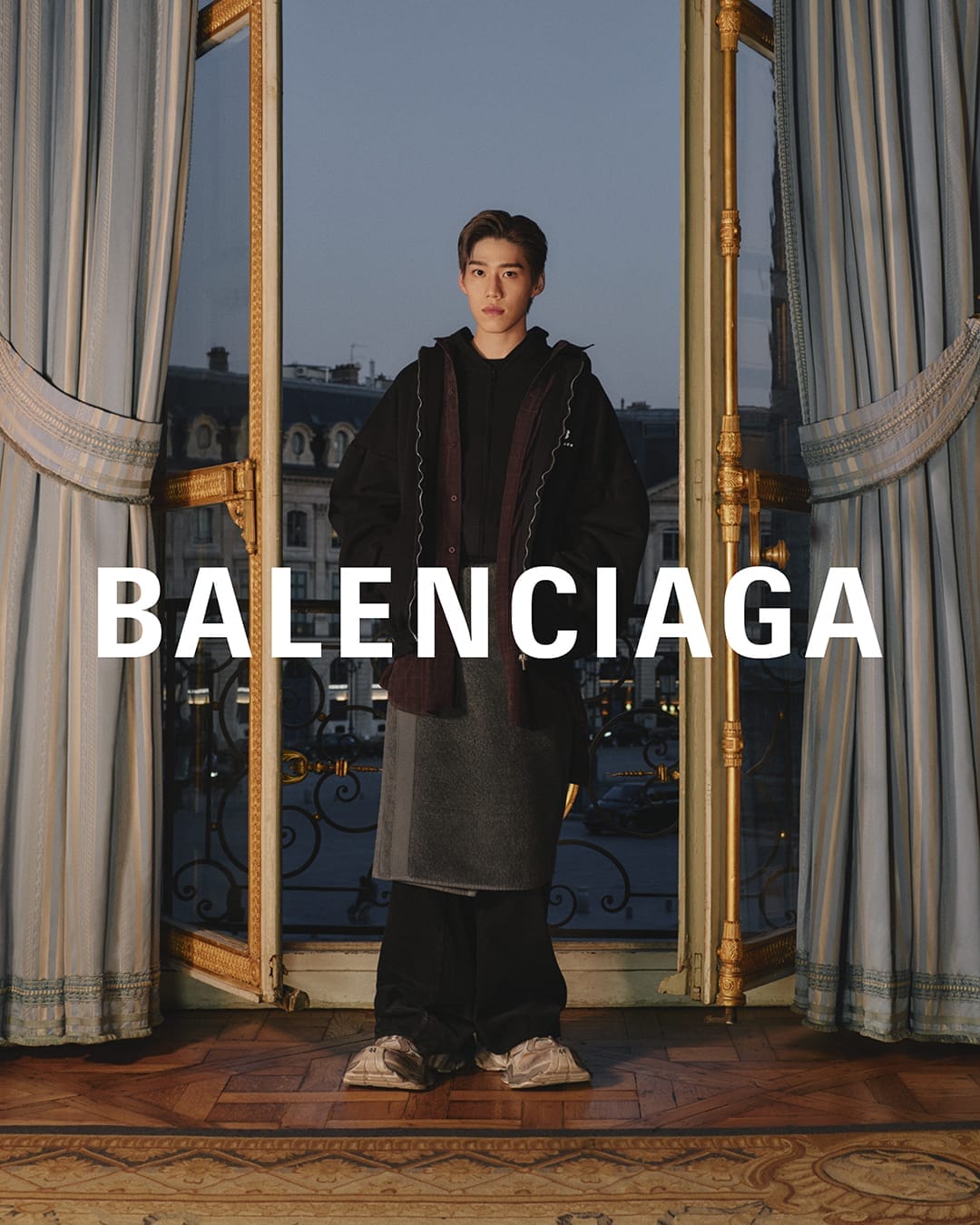 BALENCIAGA SPRING 24 CAMPAIGN IMAGE LOGO PP KRIT AMNUAYDECHKORN 1
