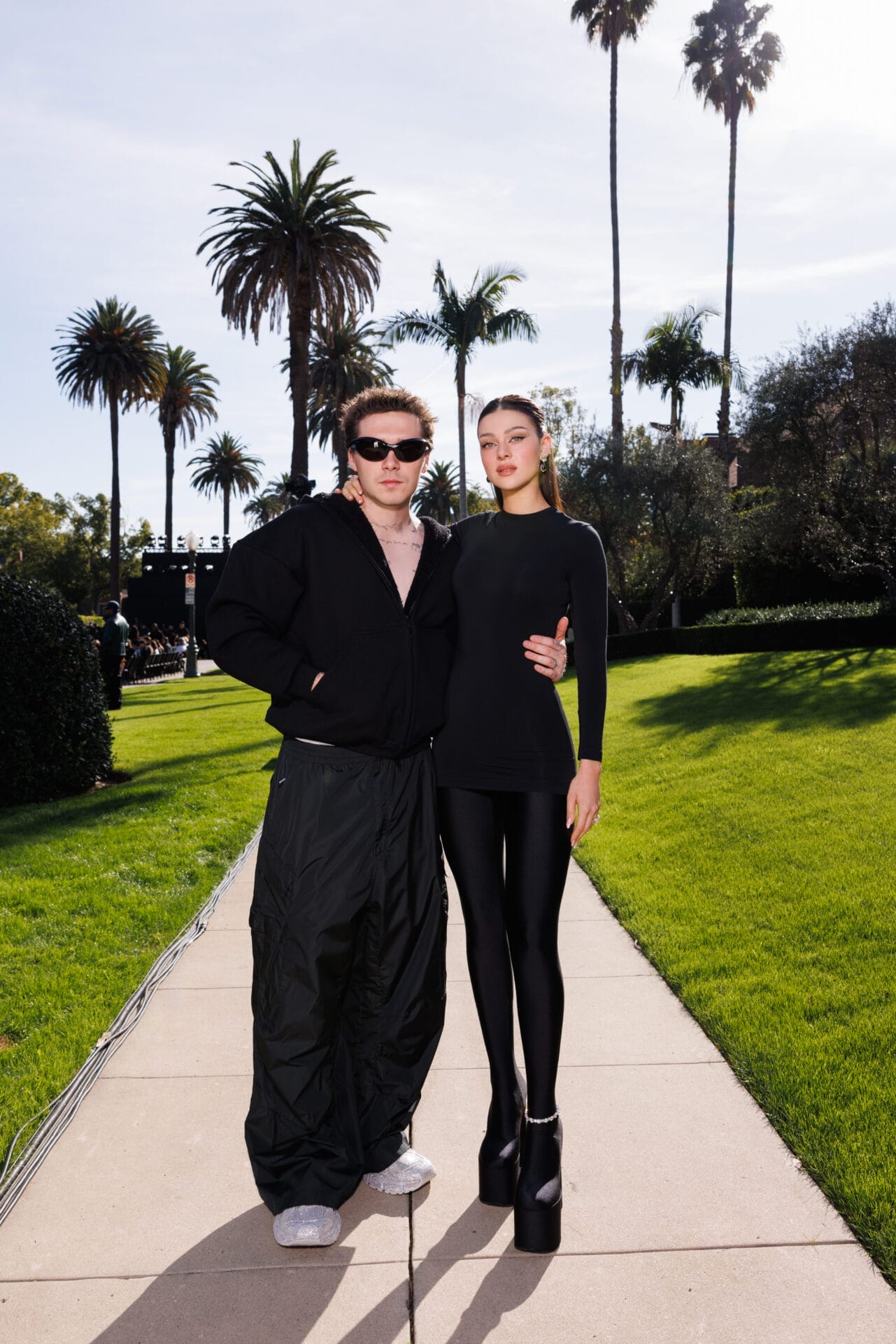 BALENCIAGA – FALL 24 SHOW – BROOKLYN BECKHAM AND NICOLA PELTZ BECKHAM