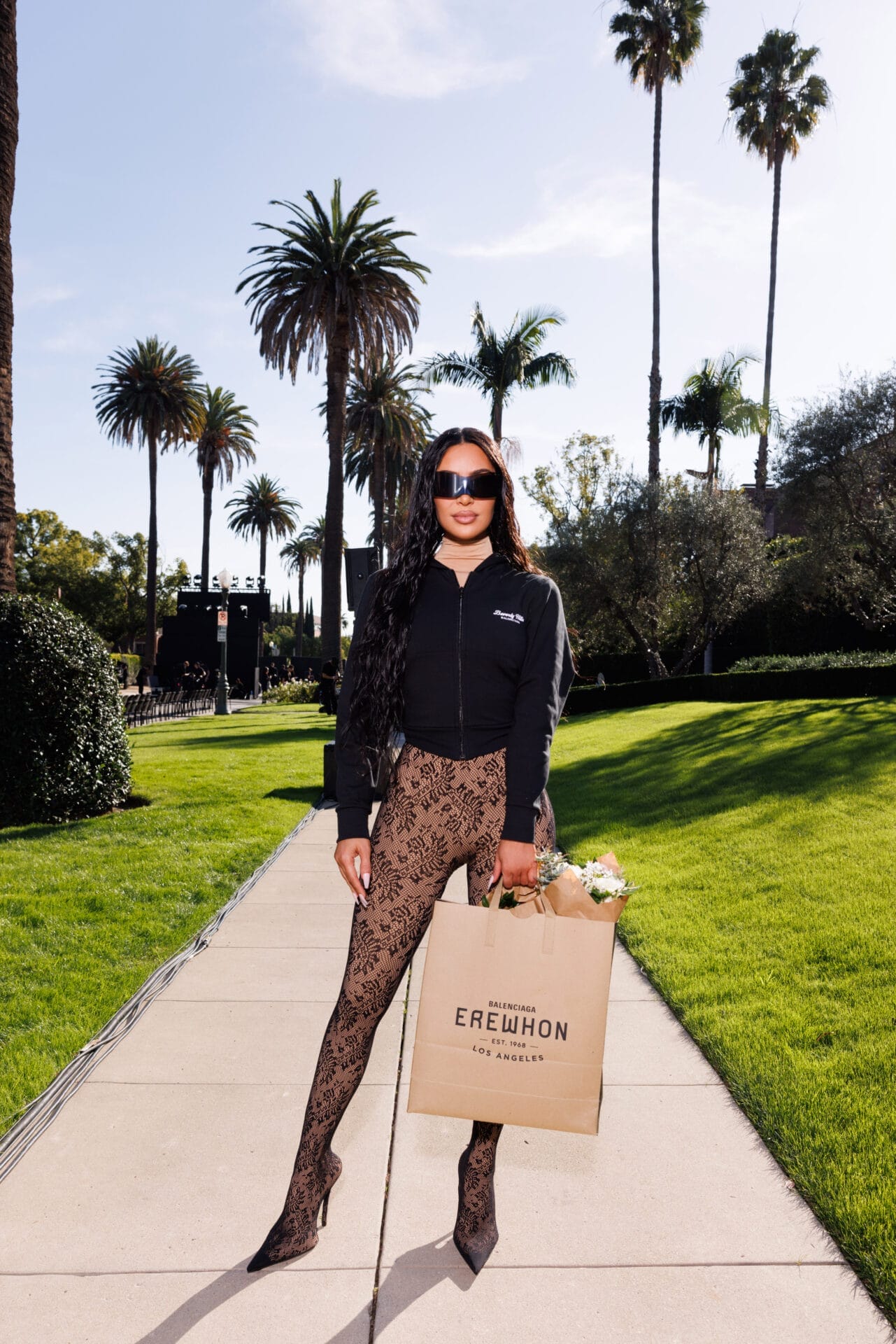 BALENCIAGA – FALL 24 SHOW – KIM KARDASHIAN (2)