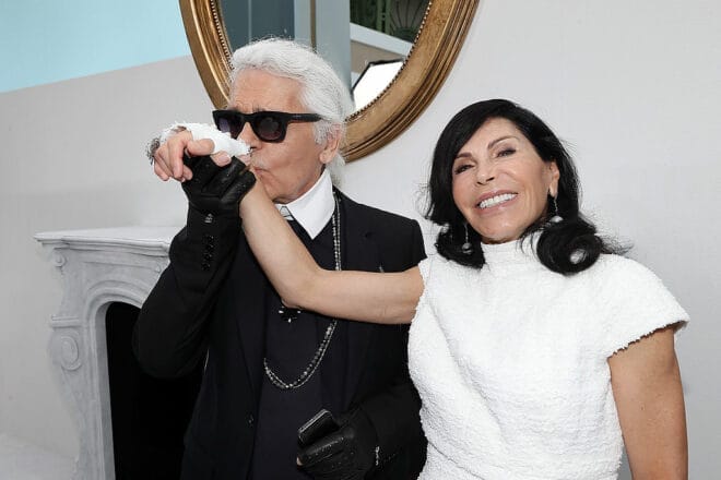 Karl Lagerfeld Mouna Ayoub