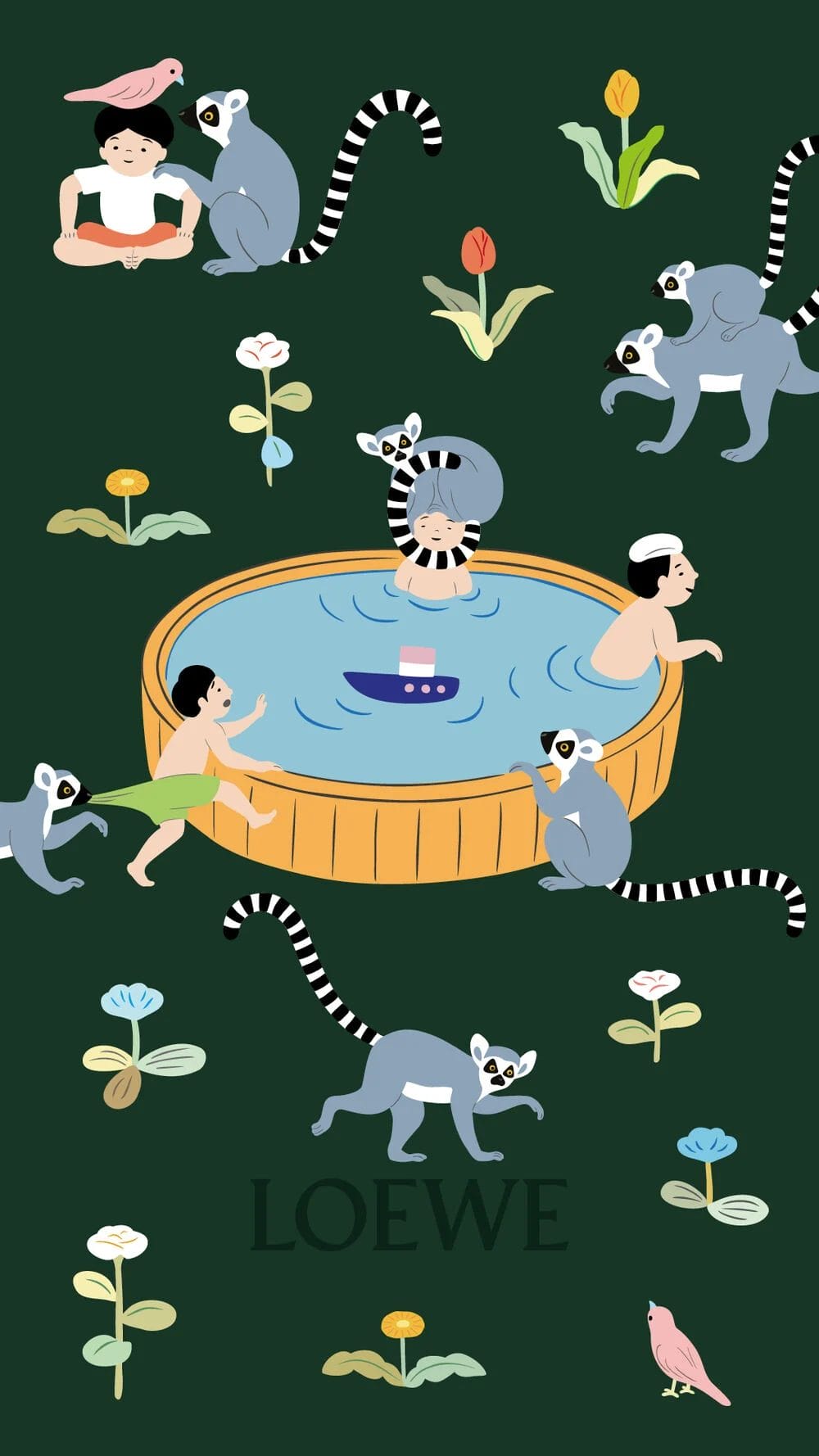 XMAS2023-SS24_SUNA-FUJITA_CRM_WALLPAPERS_LEMUR