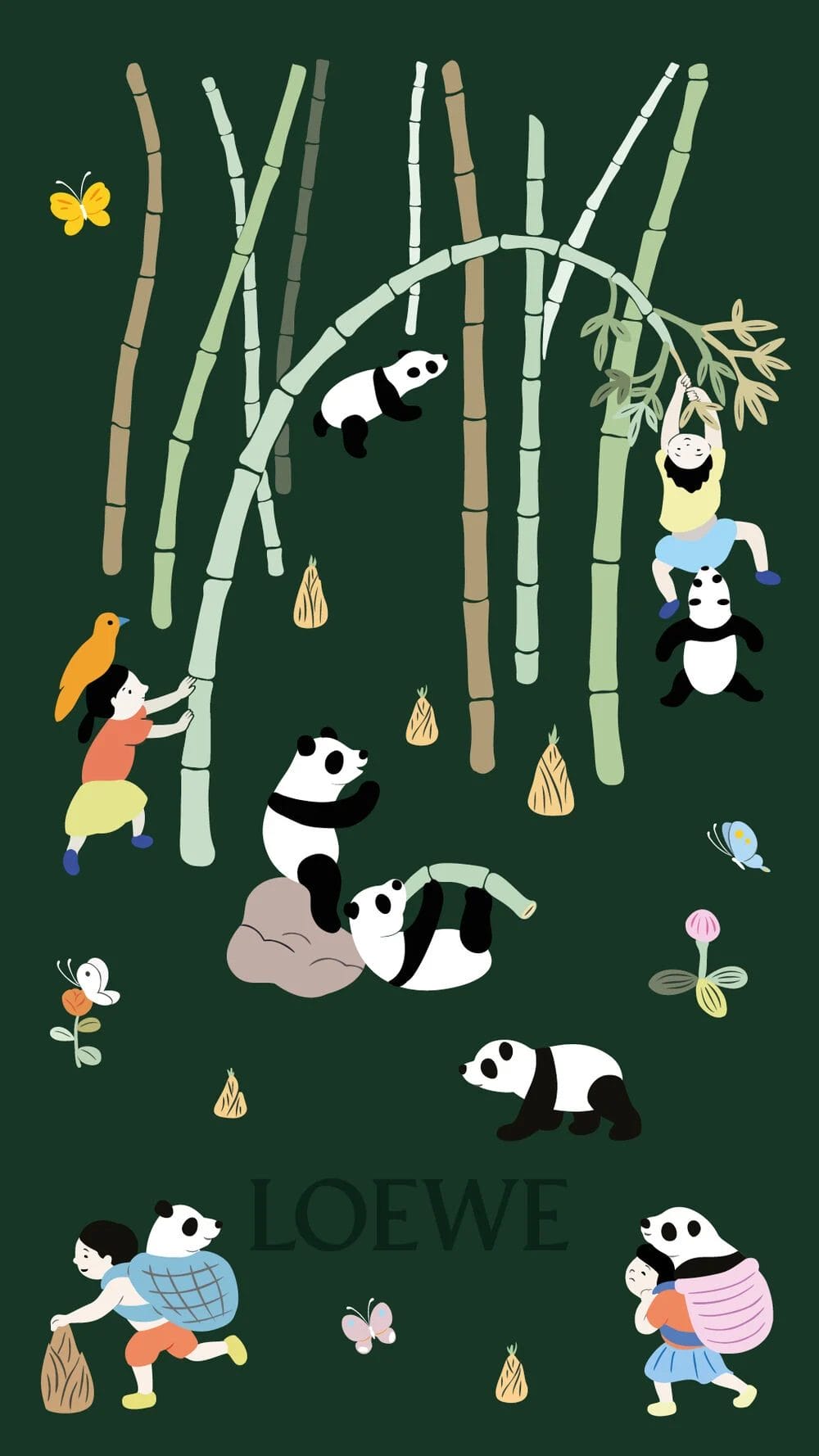 XMAS2023-SS24_SUNA-FUJITA_CRM_WALLPAPERS_PANDA