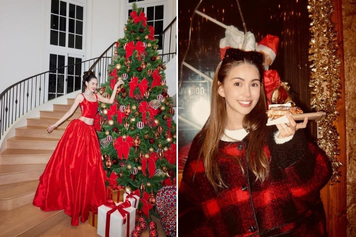 celebrities socialites christmas 2023