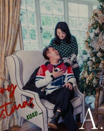 celebrities socialites christmas 2023