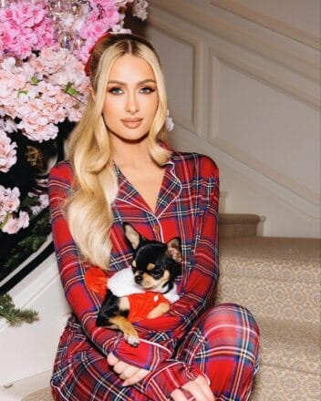 celebrities socialites christmas 2023