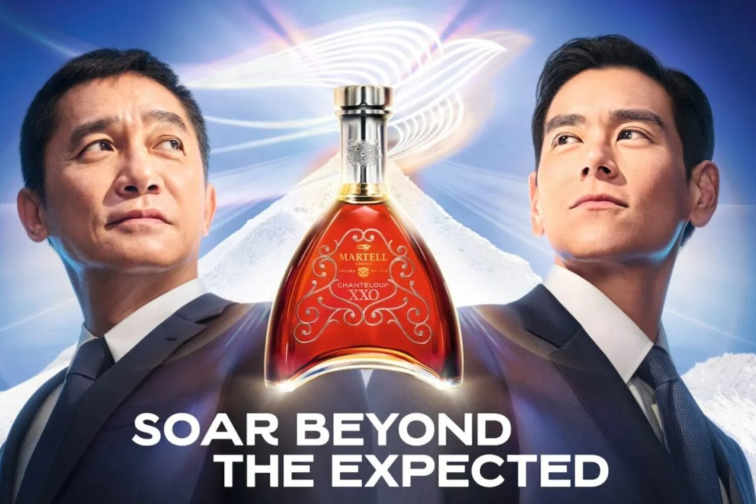 梁朝伟与彭于晏因Martell 标志性干邑首次联手演出