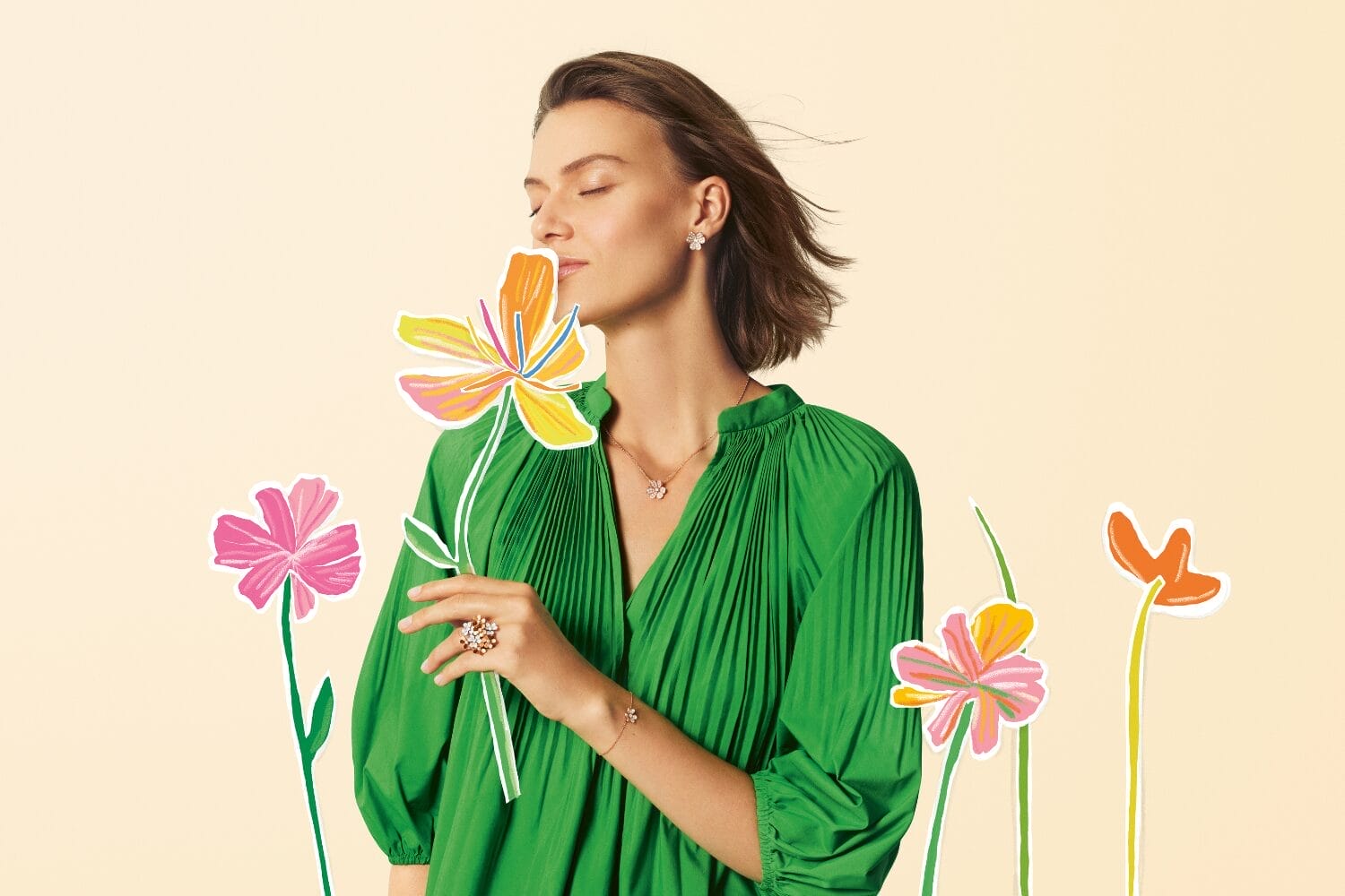 Van Cleef & Arpels 推出 Frivole 系列优雅新作，灵动演绎花卉主题