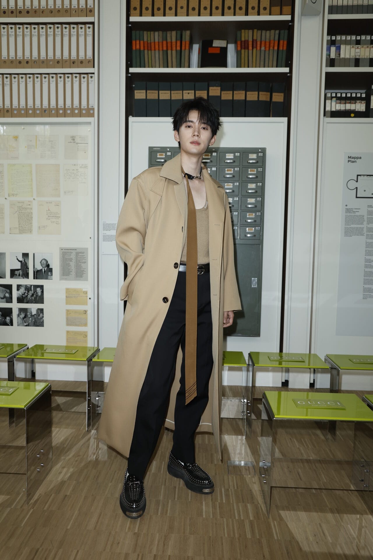 Gucci – Front Row – Milan Fashion Week – Menswear Spring/Summer 2025