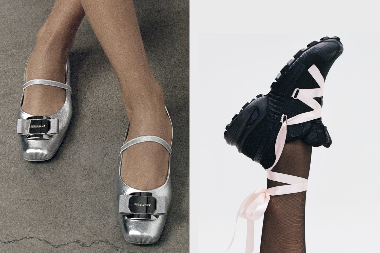 芭蕾舞鞋迎合Y2K风潮复兴，展示个性魅力
