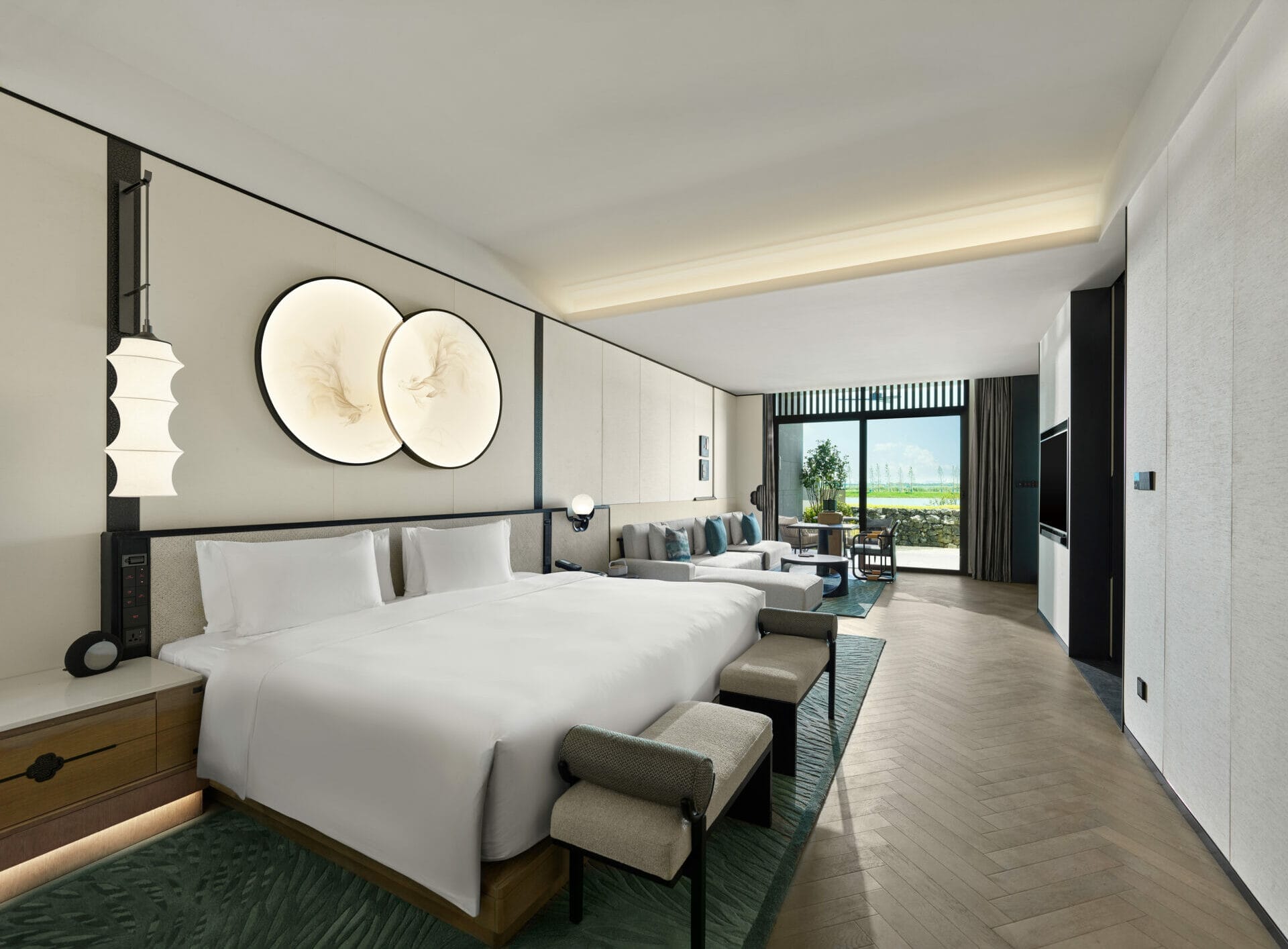 Banyan Tree Yangcheng Lake – Lakefront Wellbeing Pool Suite – Bedroom