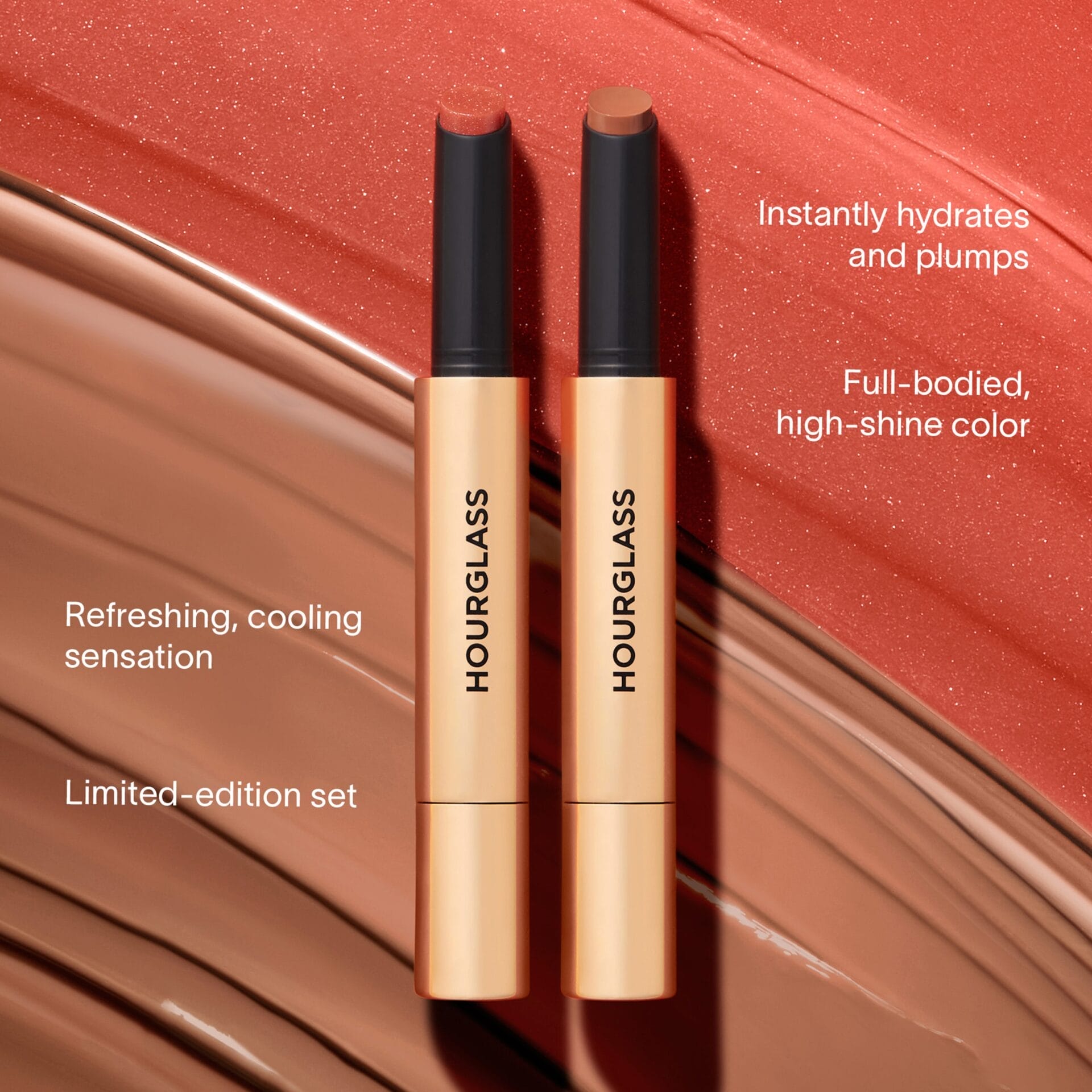 Hourglass Phantom Volumizing Glossy Balm Duo Moodshot 1