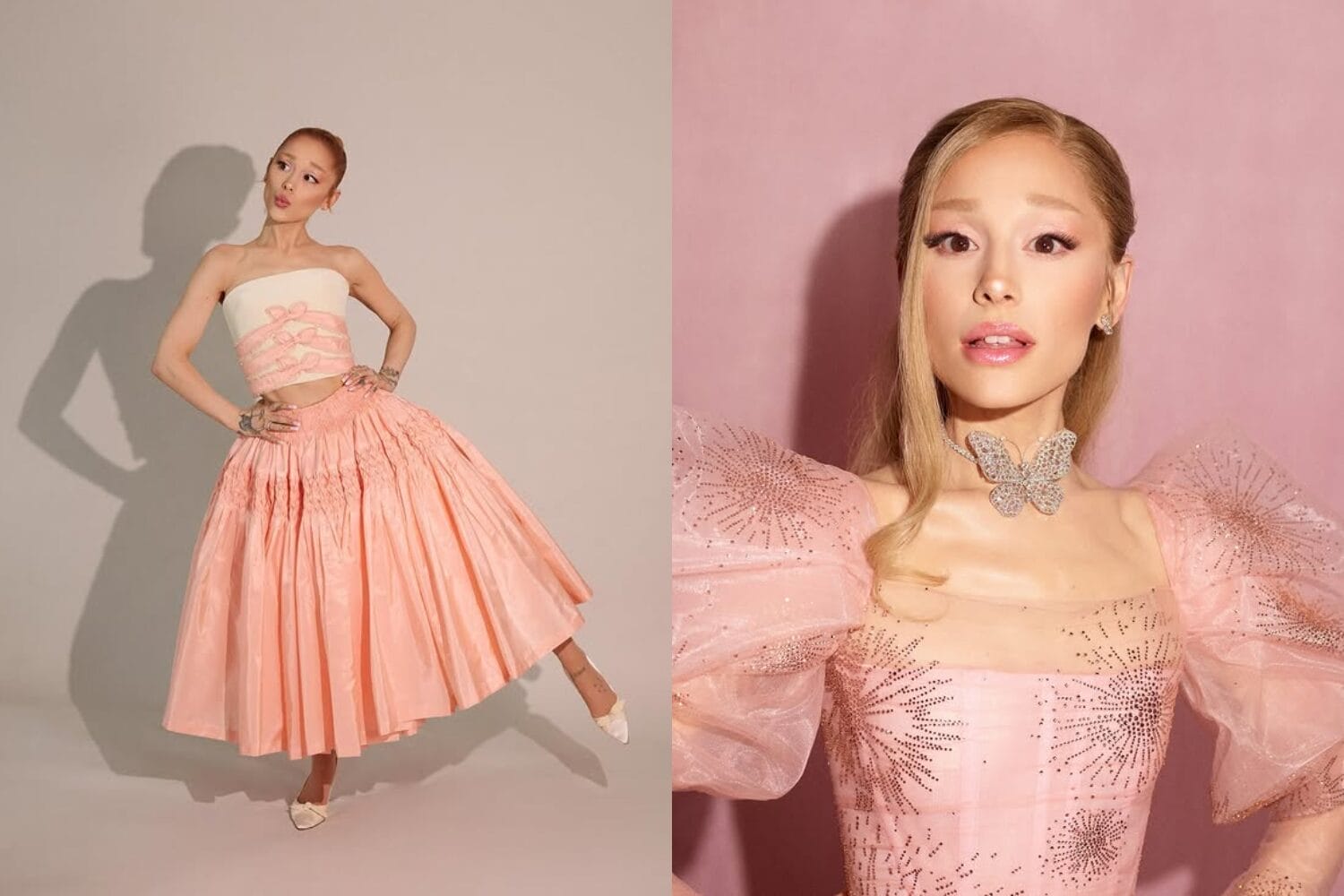 Ariana Grande 百变造型亮相《Wicked》全球宣传活动