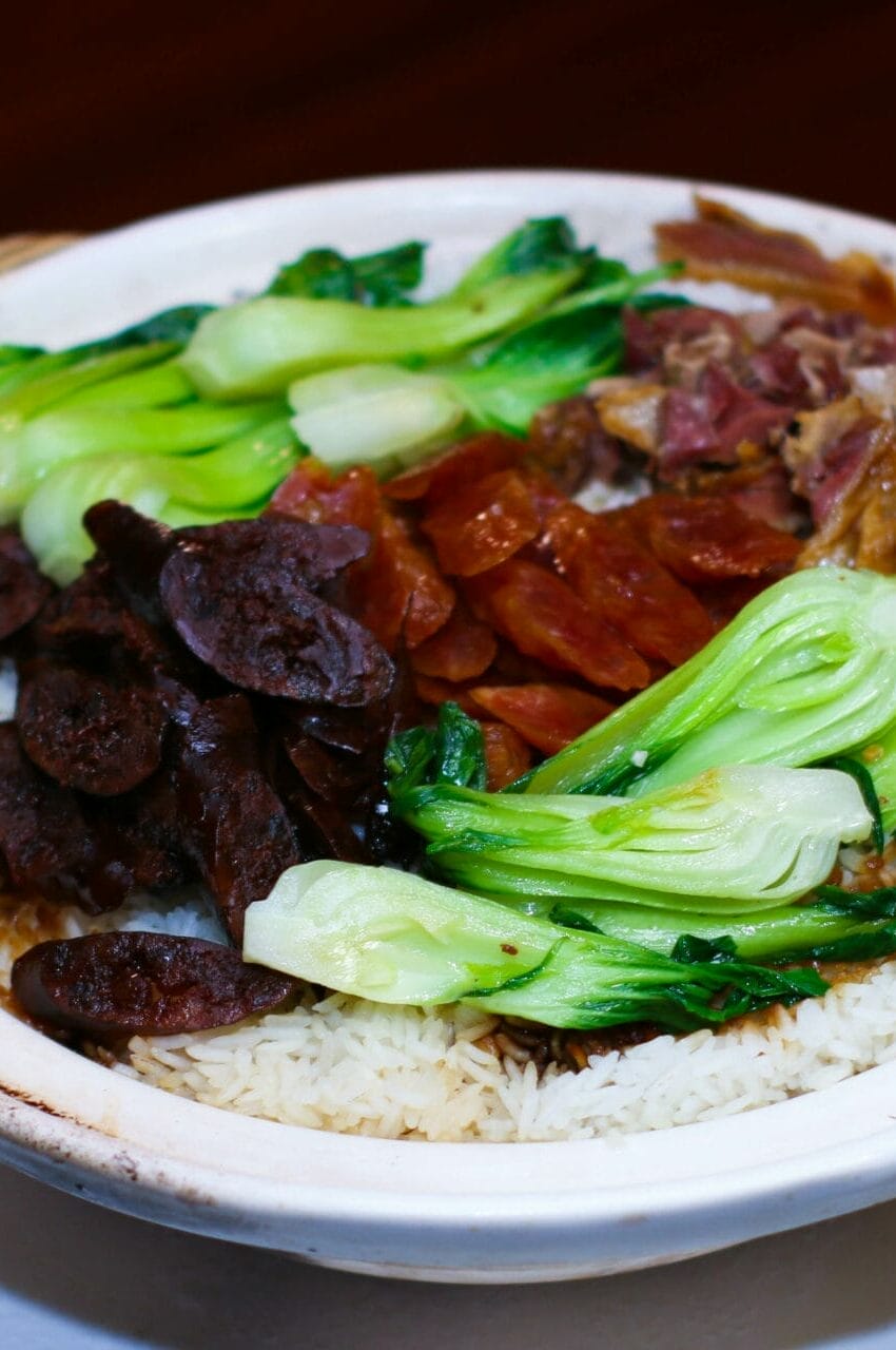 2. Chinese Wax Meat Rice served in Claypot