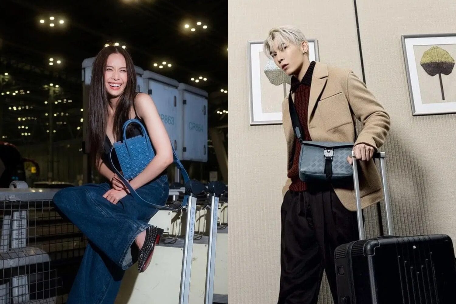 泰国明星机场时尚，轻松打造时髦旅途造型