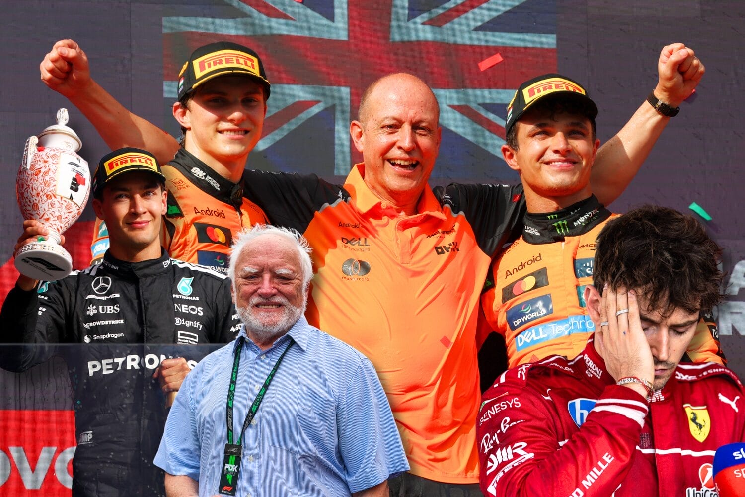 2025 F1 匈牙利大奖赛：Norris 一停战术凑效、法拉利双重打击