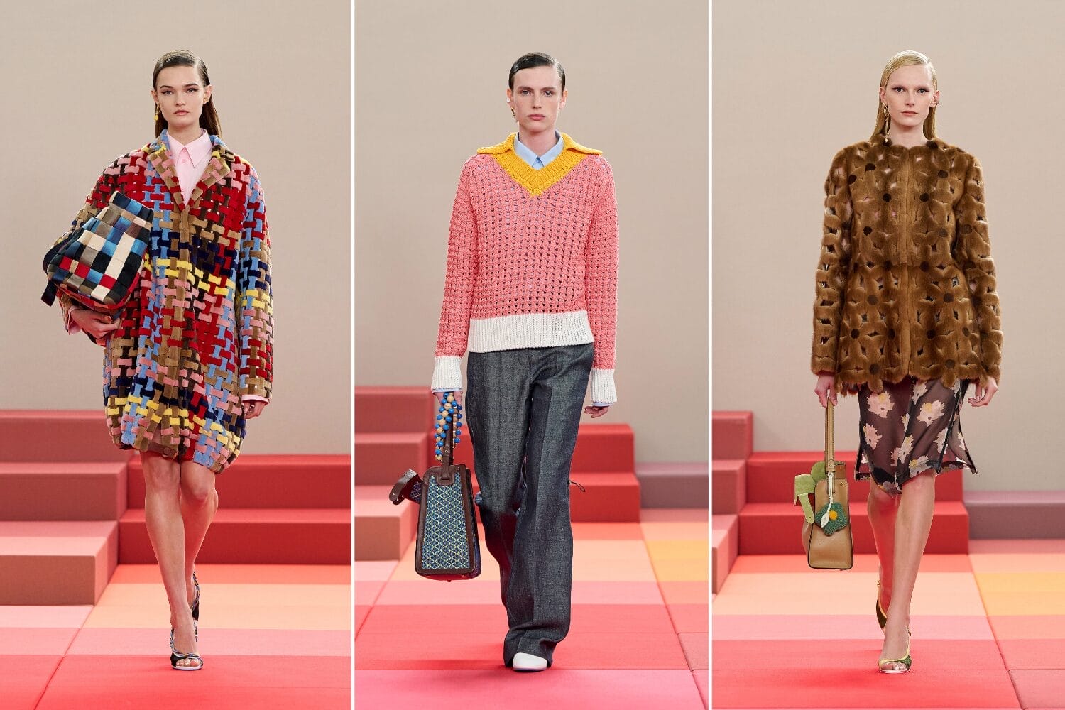 FENDI 2026 春夏米兰男女装系列，奇幻色彩的夏日盛景