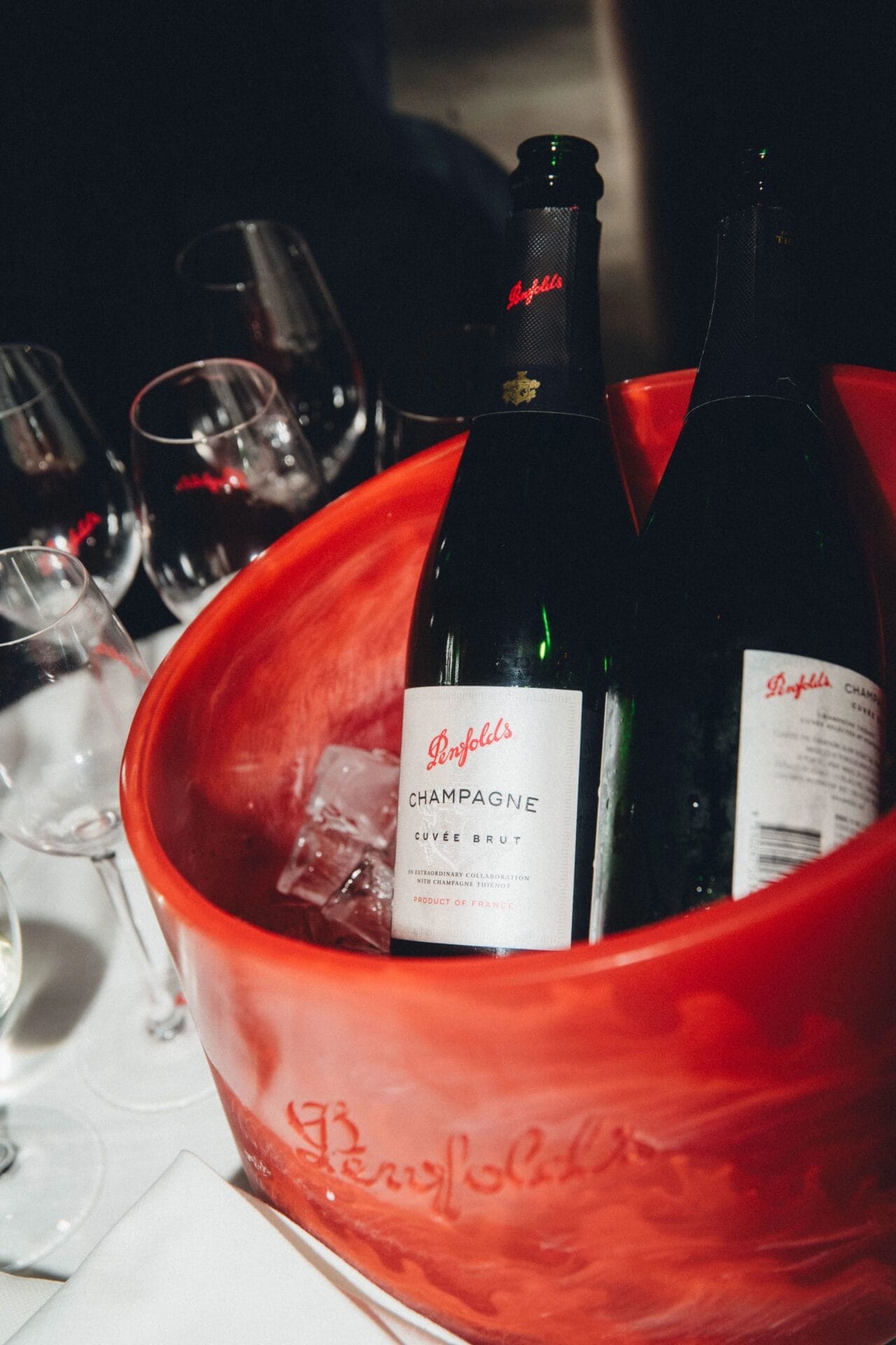 PEN NV CuveeBrut Champagne ATA Presents Penfolds Event Bucket