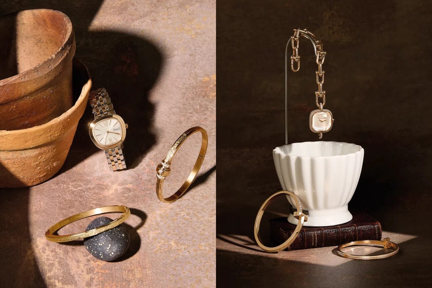 wrist stacking jewellery watches