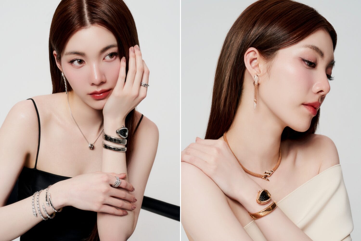 Orm Kornnaphat 优雅诠释 Bvlgari Serpenti 珠宝作品